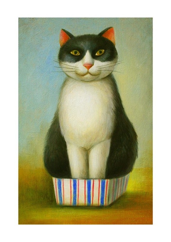 A4 Cat Print - Just fit