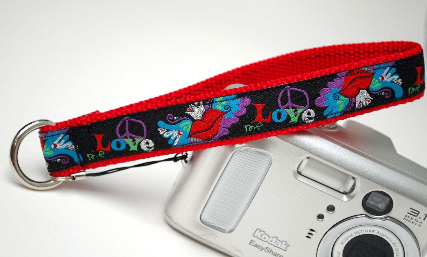 Point n Shoot Camera Wrist Strap- Love Me