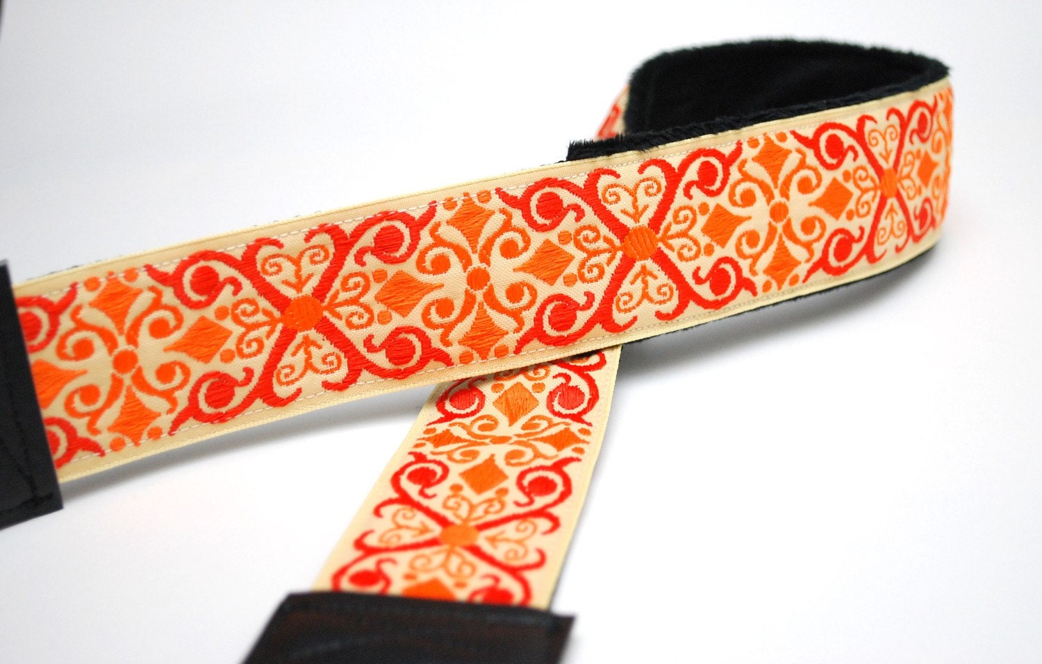 Camera Strap- Orange Vintage
