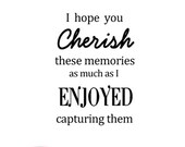 Rubber Stamp- Cherish