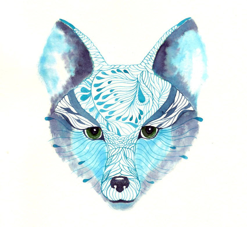 Blue Fox Animal