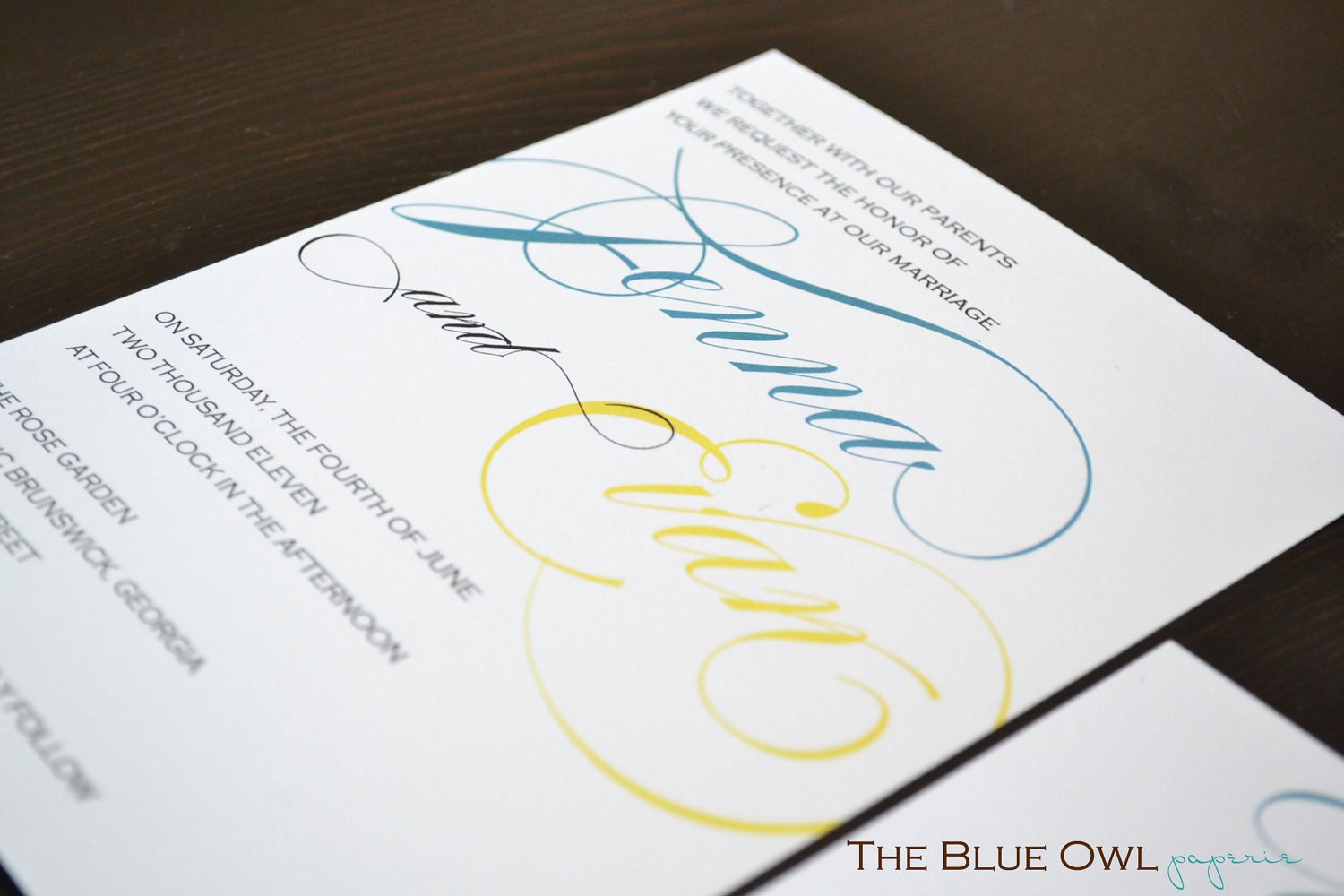 Modern Invitation - Jenna   -purchase this deposit to get started