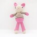 Amigurumi Easter Bunny Crochet Lilly Pink Toy Easter Gift for Kids