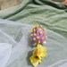 Purple Beaded Sequins Easter Egg