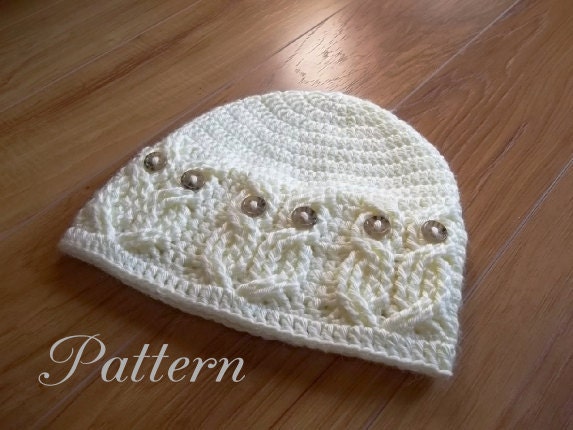 Crochet PATTERN-It's a Hoot -Owl Hat.  Adult, toddler/child, and baby size pattern.  Cute, fun and stylish, make one today.
