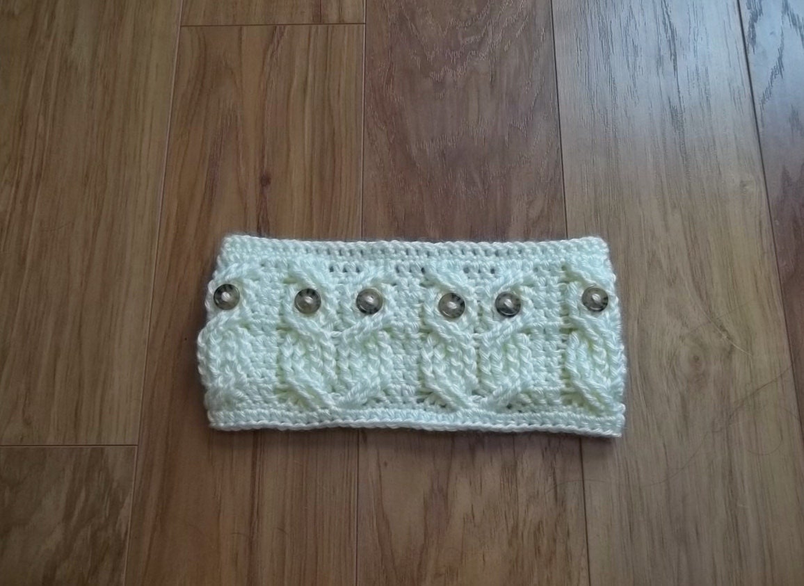 Crochet Pattern-Its a Hoot,  An Owl Headband and Earwarmer