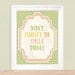 Don't Forget To Smile Today 8x10 Inspirational Quote Art Print