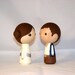 Mini Kokeshi Kawaii Princesss & her Nerfherder Star Wars (R) Wood Doll Cake Topper
