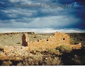 Ruins of Past Times, 5x7 Color Cultural History Photograph, Wupatki National Monument, Northern Arizona