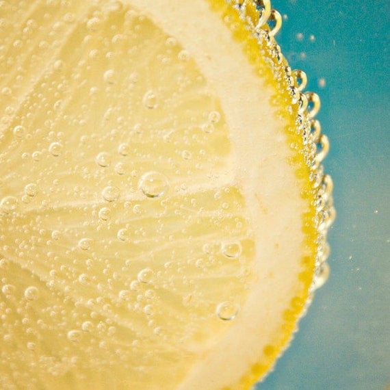 Art For Kitchen: Lemon Slice 5x5 Fine Art Food Photography Kitchen Art fruit still life fruit wall decor Kitchen wall art fruit