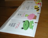 Mini Note Cards - in Spanish - Set of 8 Folded cards in 8 Unique Designs