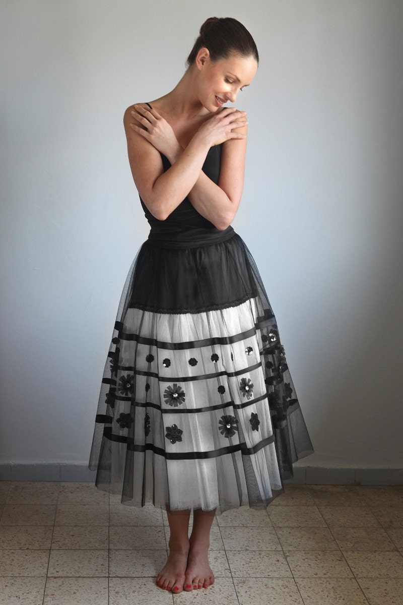Layered Tulle Skirt