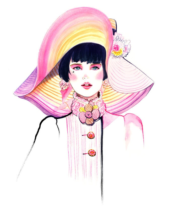 Fashion Illustration - Chanel Resort 2013
