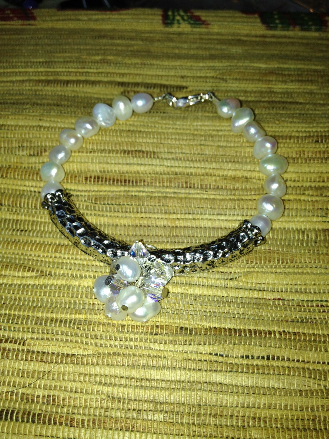 Bridal Saltwater Pearl Bracelet