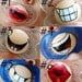 Hand Cut Custom Pacifier Mustaches with Pacifier