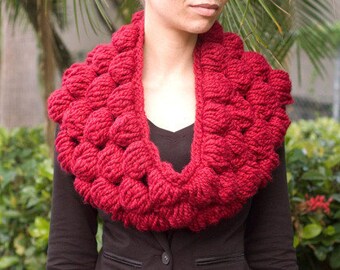 Crochet Bubble Cowl PDF Pattern