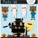 Instant Download Monster Pals Digital Clip Art Web Design, Card Making, Scrapbooking - Personal and Commerical Use