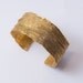 Golden Rag Cuff - 14K Gold Bracer , Gold Bracelet