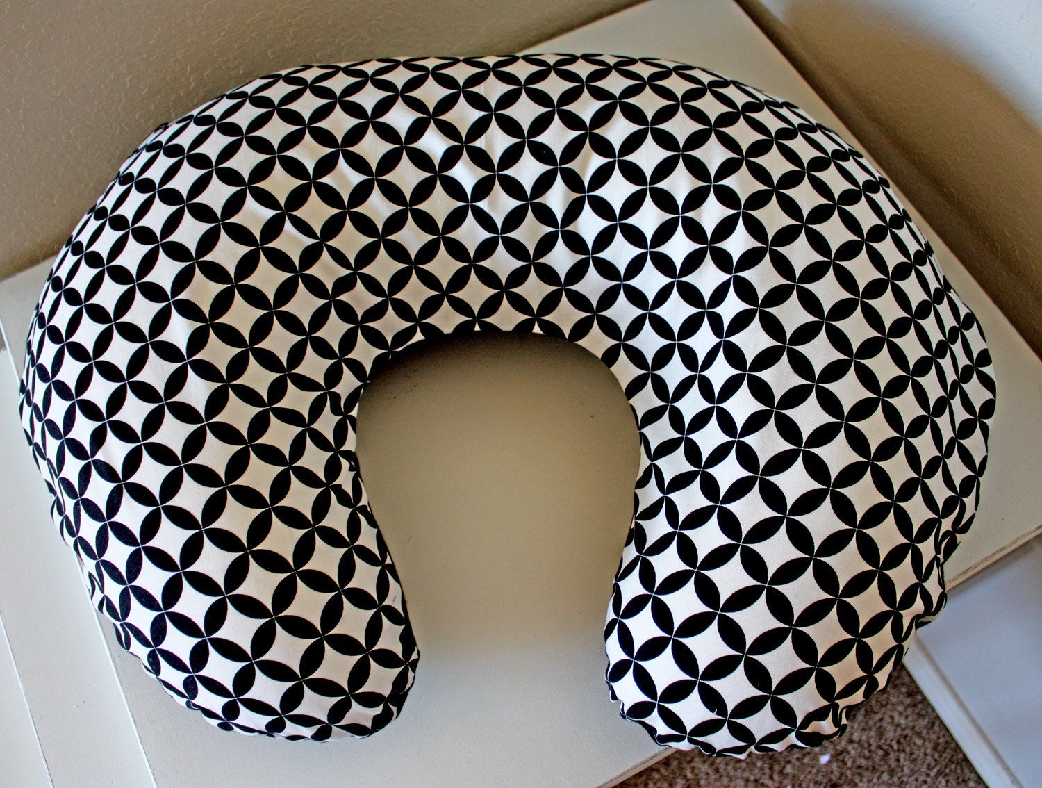 Black and White Boppy Cover, Nursing Pillow Cover, Baby Boy Gift, Baby Girl Gift, Baby Gear, Baby Accessories, Baby Shower Gift
