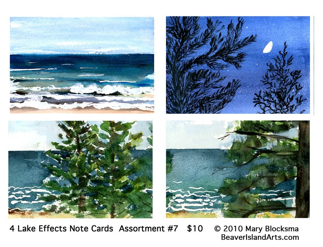 Lake Effects Note Cards Assortment 7