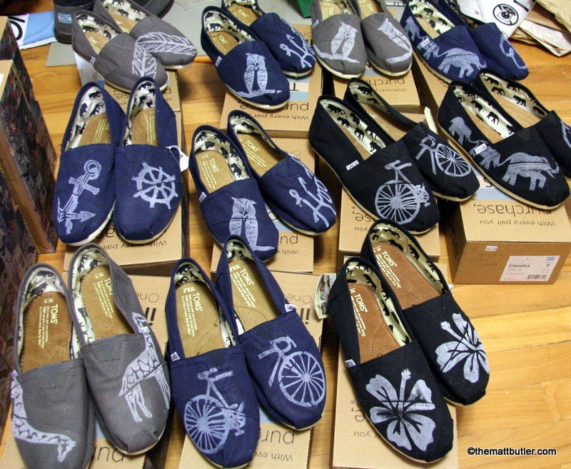 Bridesmaid's Gift Set of TOMS 4 Pairs