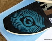 Peacock feather TOMS shoes