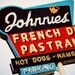 Johnnie's French Dip Vintage Neon Sign - Mid Century Modern - Retro Kitchen Decor - Diner Inspired Art - 8X12 Fine Art Photograph