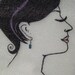 Coach Authentic Repurposed Earrings- sterling silver hooks