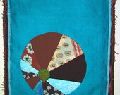 Art Quilt - Beachball Mandala - Miniature