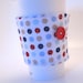Coffee Sleeve Red White and Blue Polka Dot Gender Neutral Girl or Boy