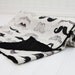 Mustache Baby Blanket Where's My Stache with Black Minky, Moustache