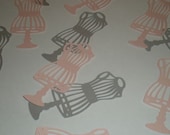 Die Cut Victorian dress forms - set of 12