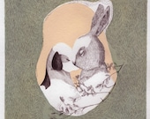 St Valentine  Day  Giclee print, fine art, Real love