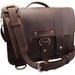 15" Laptop Journeyman Messenger Bag - Brown - 100% Full Grain Leather - Handmade in the U.S.A. - Water Resistant - inside iPad Pocket