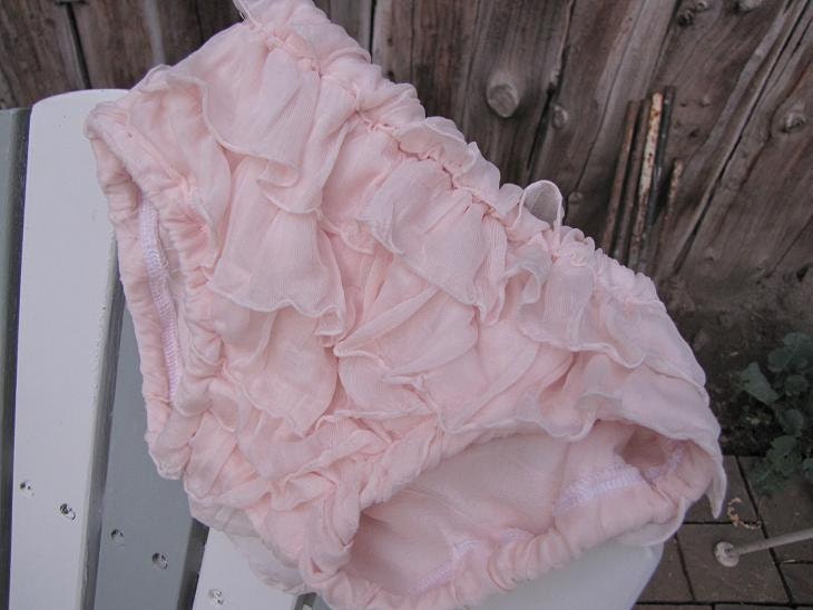 Ruffled Blush Diaper Cover