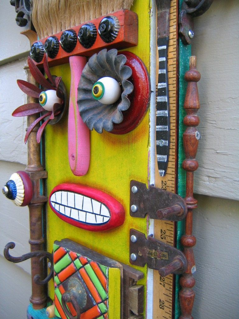 New Beginning - Found Object Assemblage by FigJamStudio