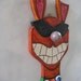 Bad Dog 2 - Original Wall Art, Wood Carving, by Fig Jam Studio