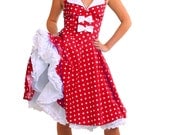 Rockabilly Spotty dress in several colors