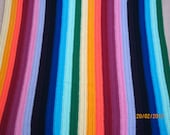 Baby/Child/Lap Colours of the Rainbow afghan