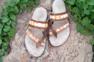 Women's Sewing Pattern.  Bahama Sandals PDF pattern.  Beach Summer Sandals Pattern for Women.