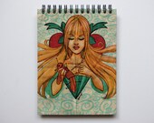 Voodoo Girl Notebook / pocket journal / sketchbook / drawing pad