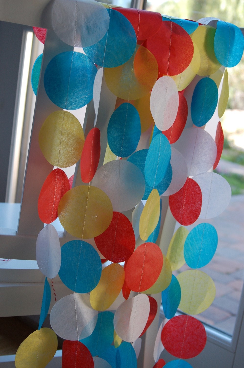 Tissue Garland - Circuses and Super Heros