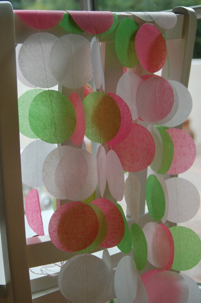Tissue Garland - Strawberry