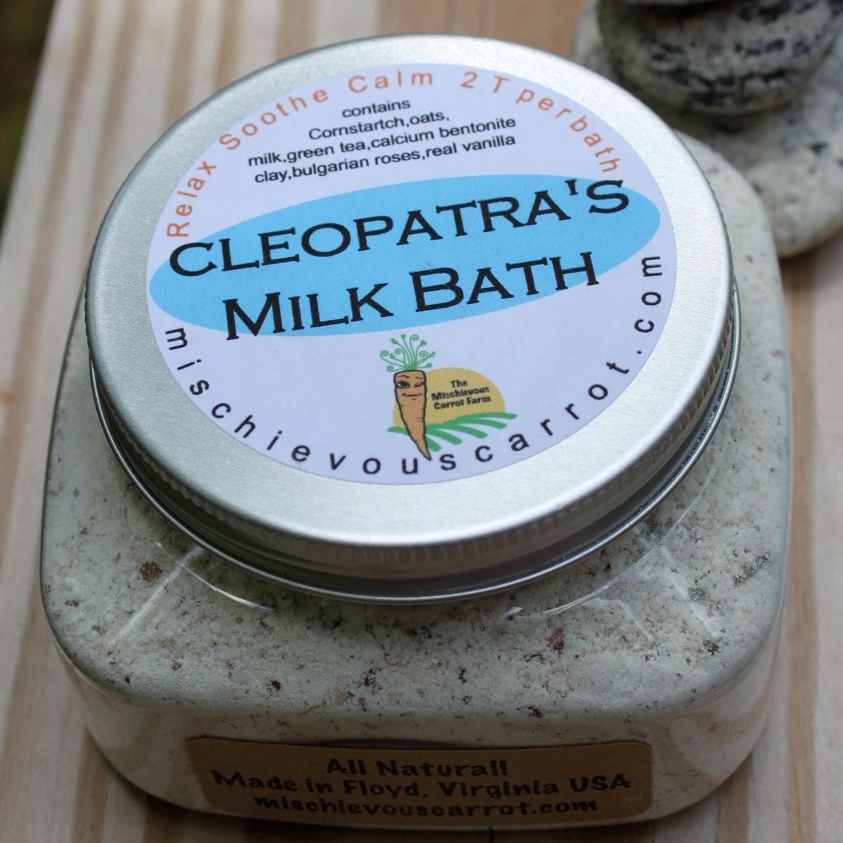 Cleopatra's Milk Bath, Soothe and Calm your skin and mind