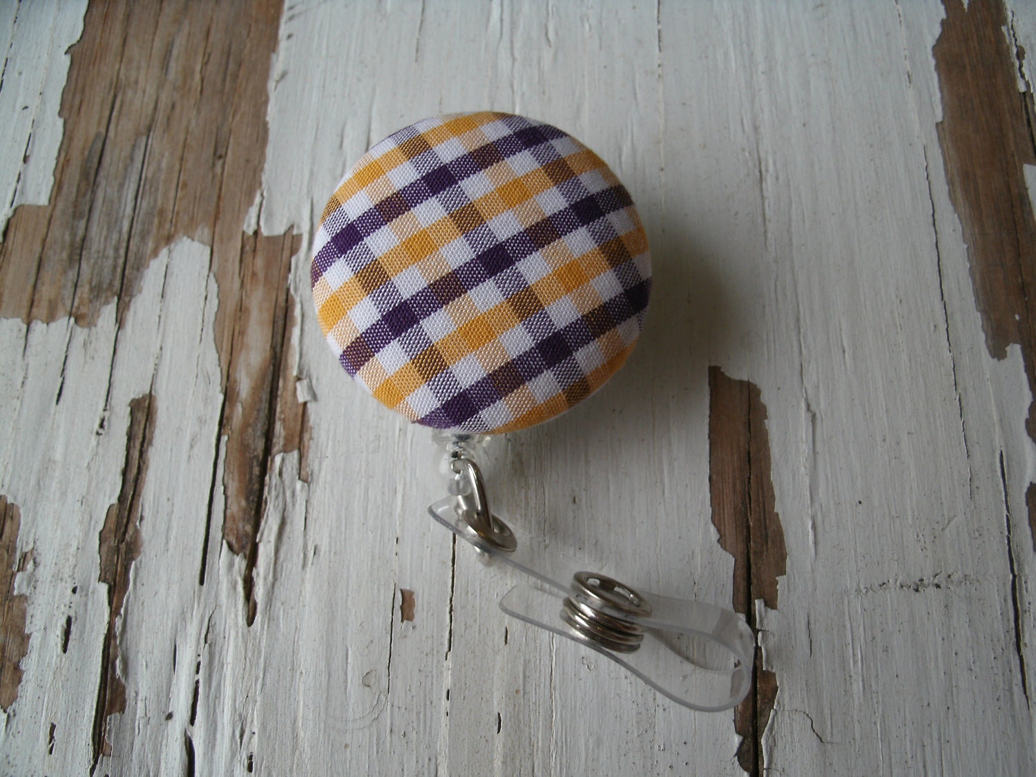LSU Tiger or UNA Lion Retractable ID/Badge Reel