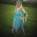 Adult Mermaid Costume, Mermaid wedding dress, Ocean Fairy Costume Size Medium Large M L Beach wedding gown