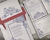 Le Jardin Letterpress Wedding Suite