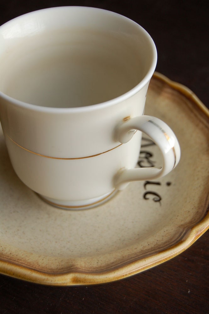 Poison and Toxic Teacup and Saucer