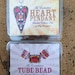 The Embedded Heart Pendant Limited Edition Kit by Betsy Youngquist and The Embellished Tube Bead Limited Edition Kit by Betsy Youngquist