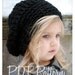 Crochet PATTERN-The Zoie Slouchy (Toddler, Child, and Adult sizes)
